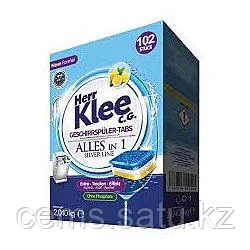 Таблетки для посудомоечных машин Herr Klee C.G. 102 шт — купить в Алматы